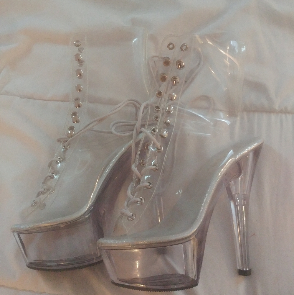 Pole dance shoes-Pleaser Kiss size 7